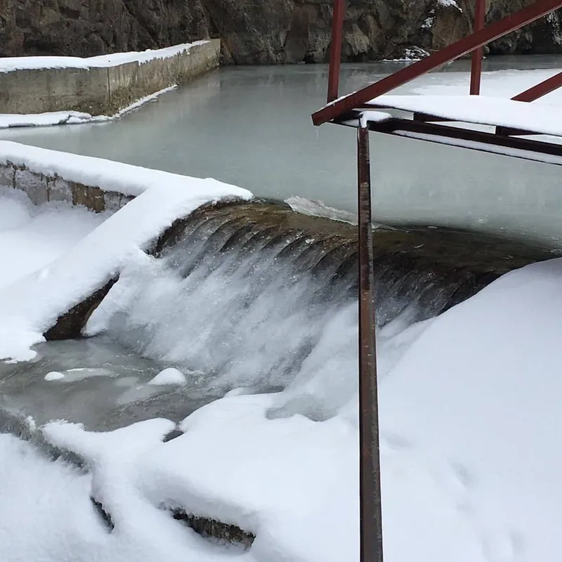 Трабзон: два водозабора подо льдом